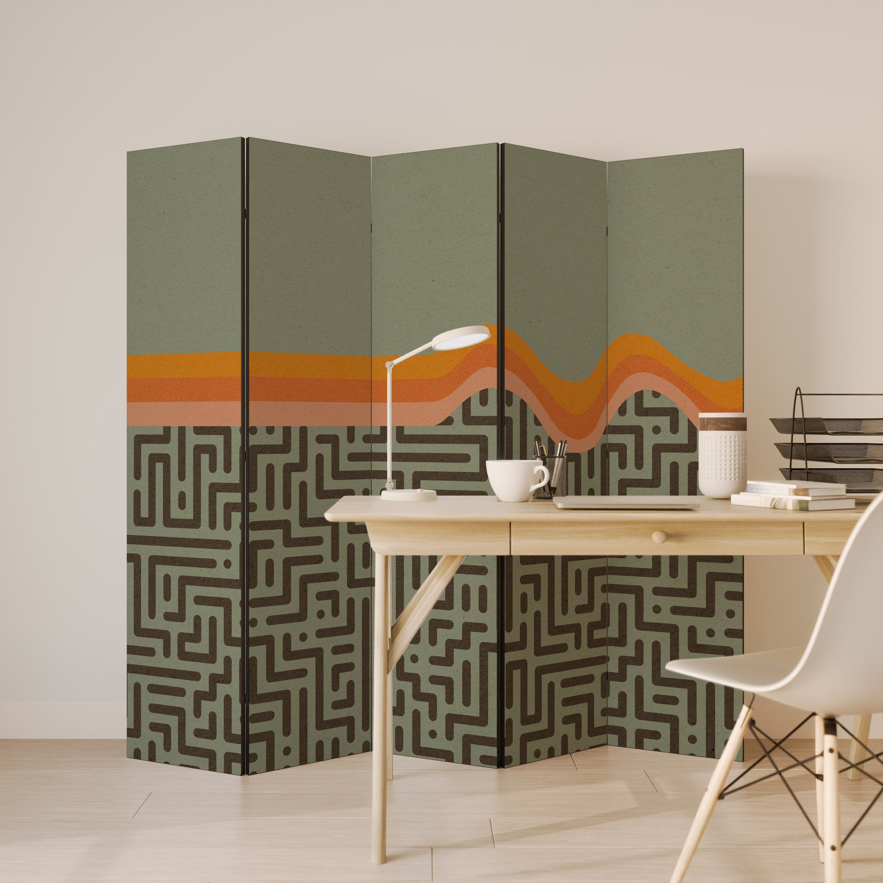 SIMPLE SOLUTIONS 5-Panel Room Divider