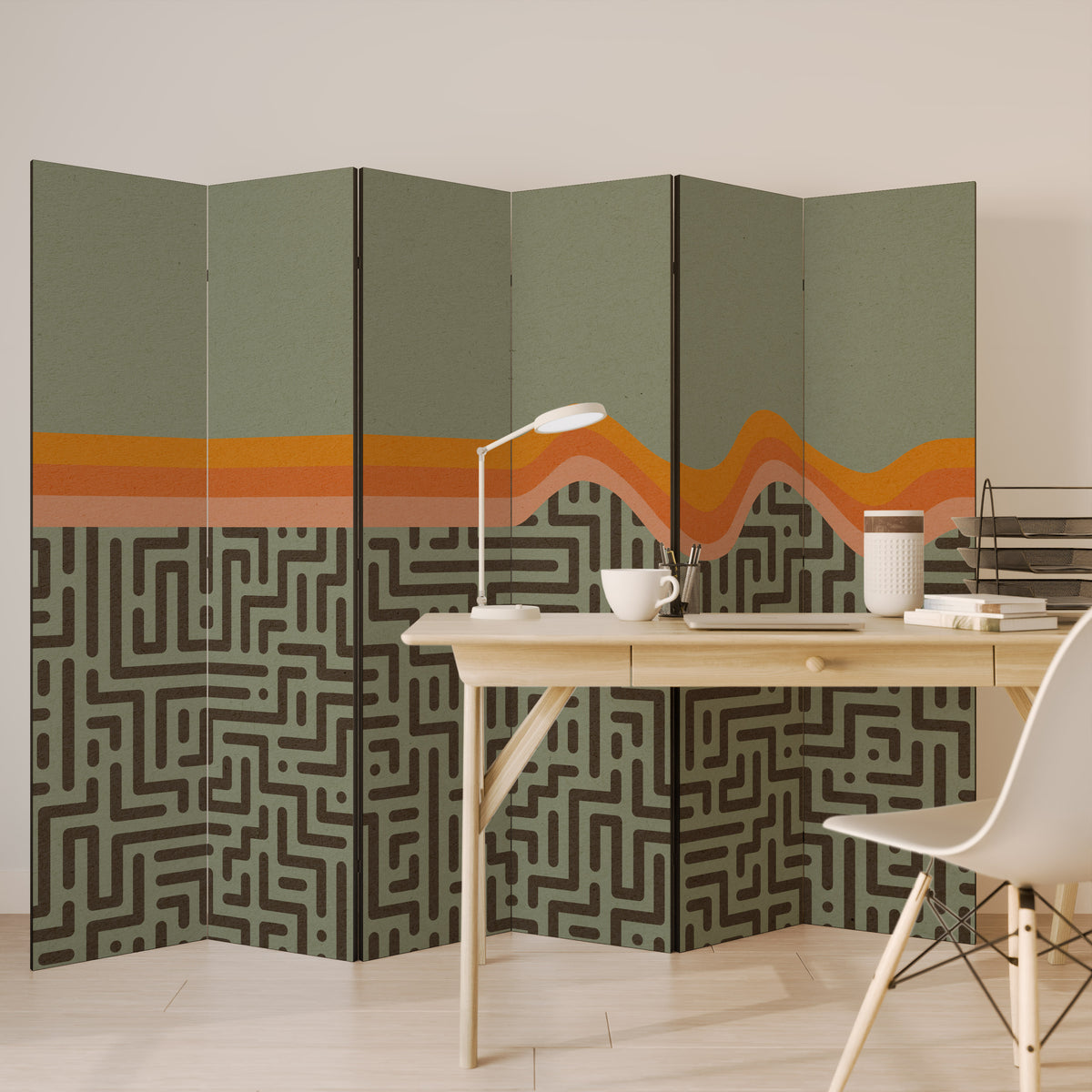 SIMPLE SOLUTIONS 6-Panel Room Divider