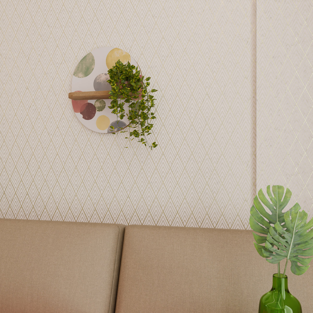 FLEETING HAPPINESS Art Shelf