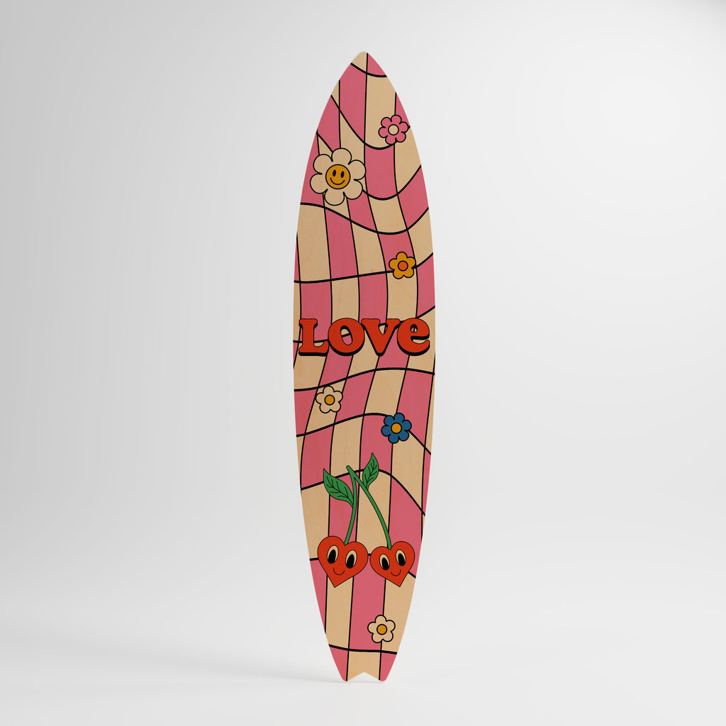 ROCKING LOVE Surfboard Decorative Panel