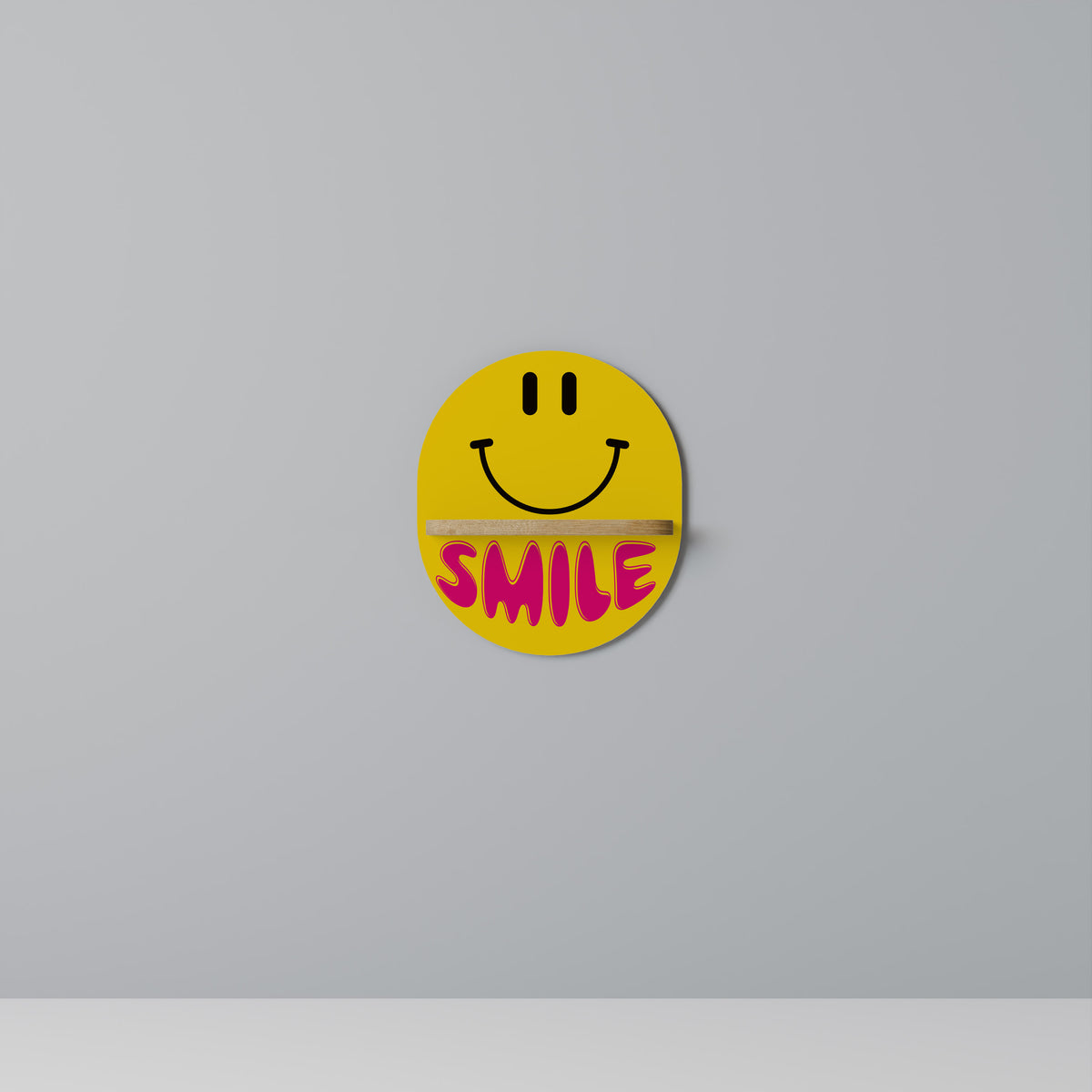 KEEP SMILING Art Shelf
