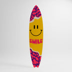 KEEP SMILING Surfboard Decorative Panel