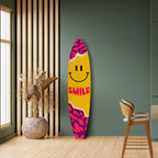 KEEP SMILING Surfboard Decorative Panel