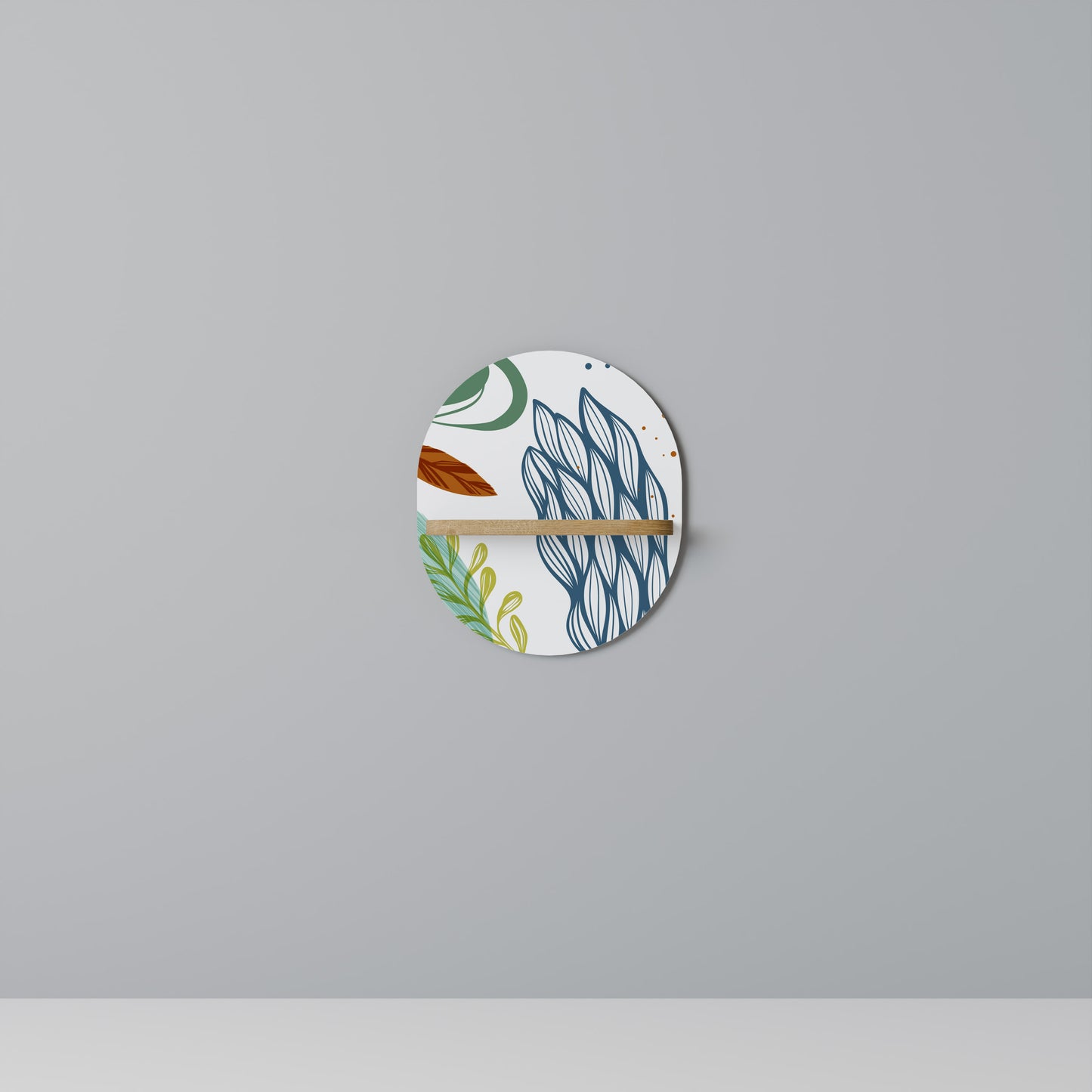 BOTANICAL HURRICANE Art Shelf