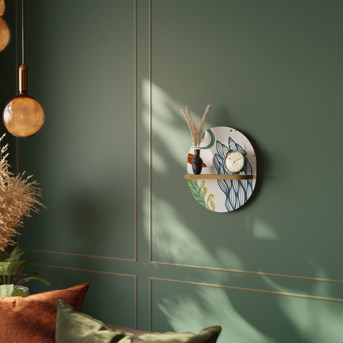 BOTANICAL HURRICANE Art Shelf