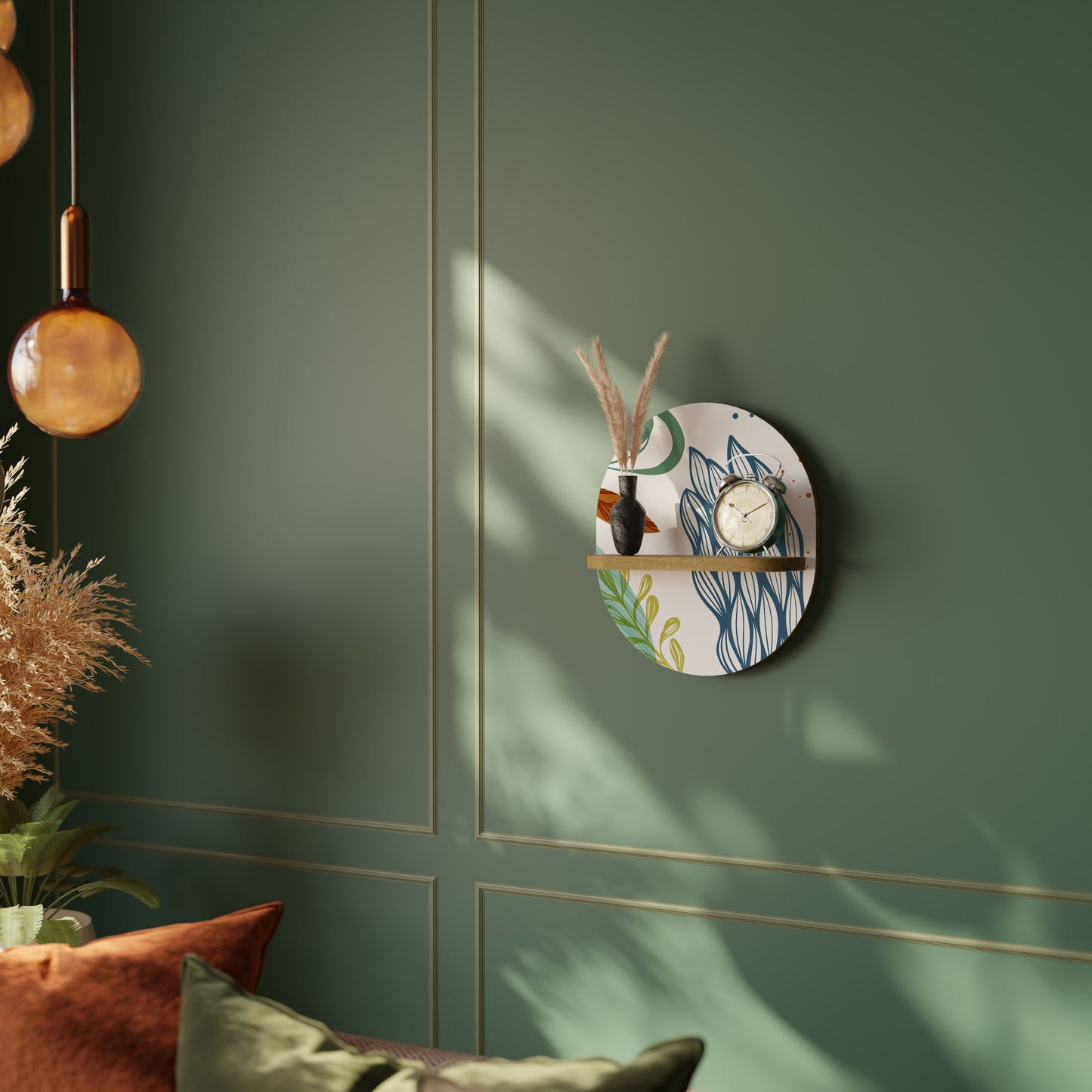 BOTANICAL HURRICANE Art Shelf