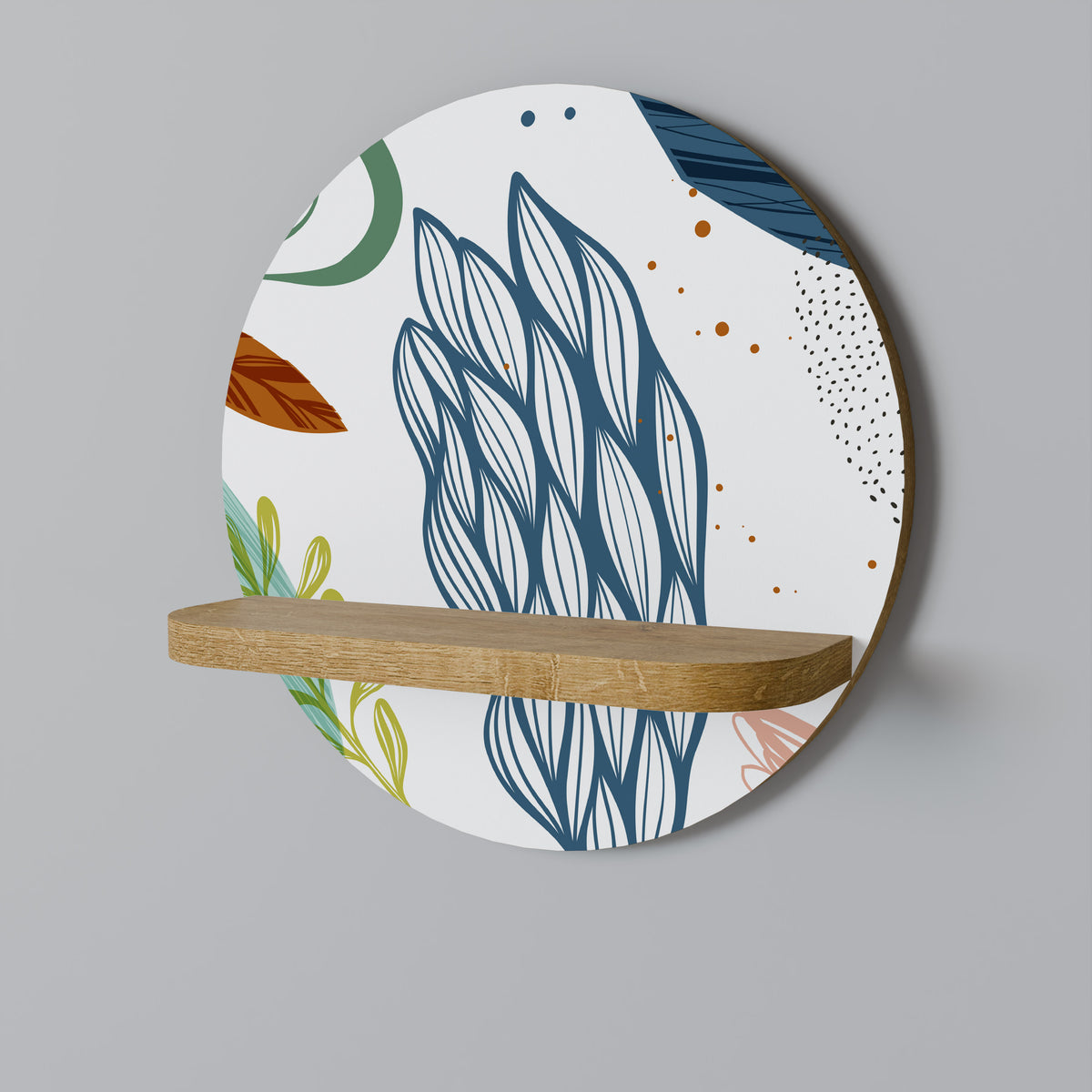 BOTANICAL HURRICANE Art Shelf