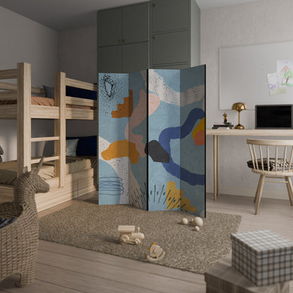 DREAMY SWIRLS 4-Panel Room Divider