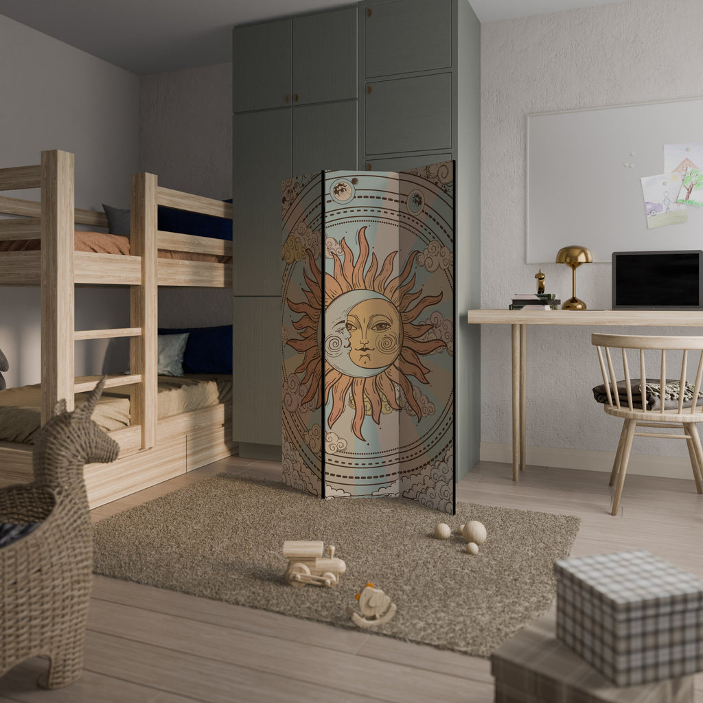 MYSTICAL STRUCTURE Decorative 3-Panel Room Divider