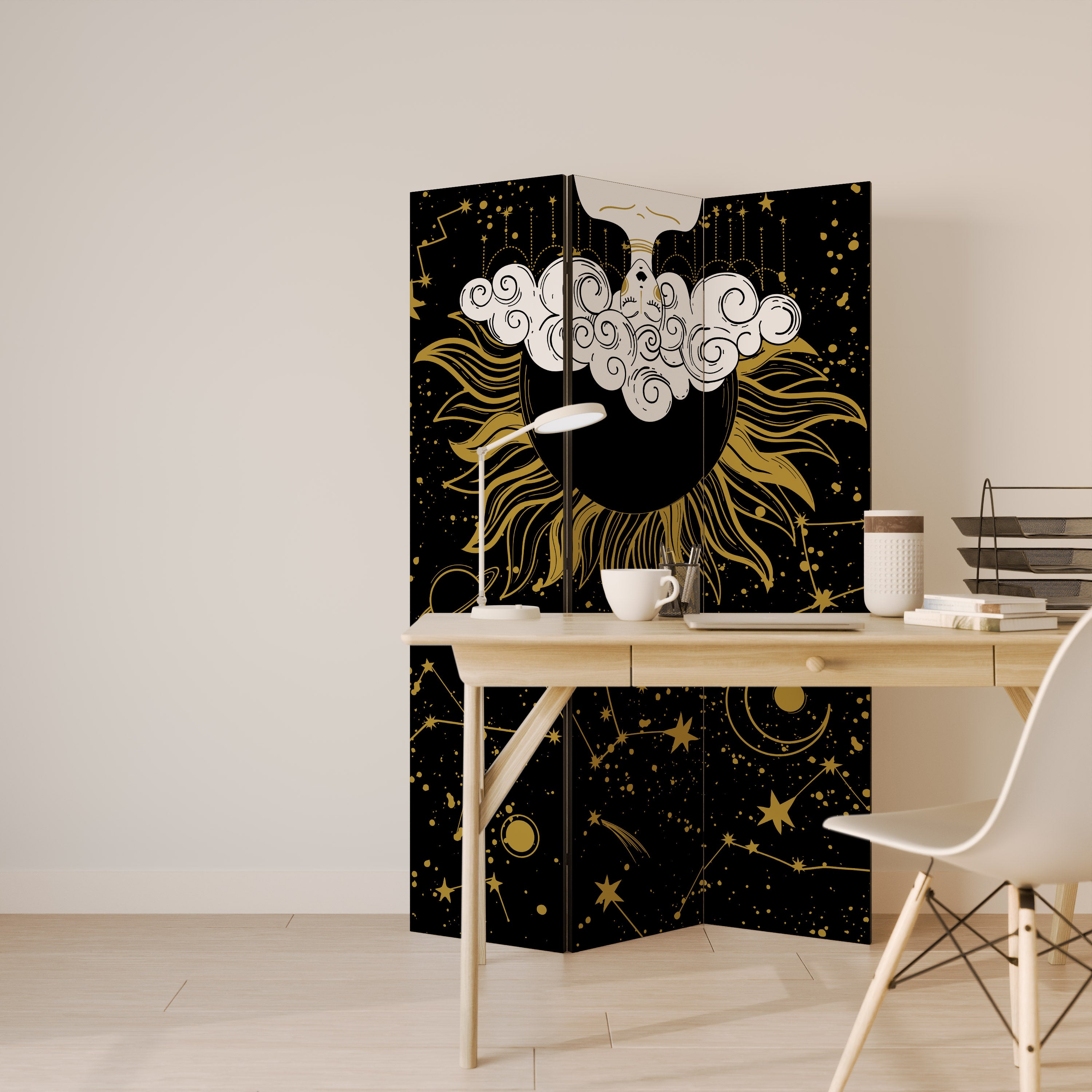STELLAR CONSTELLATIONS 3-Panel Room Divider