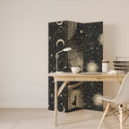 BRILLIANT UNIVERSE 3-Panel Room Divider
