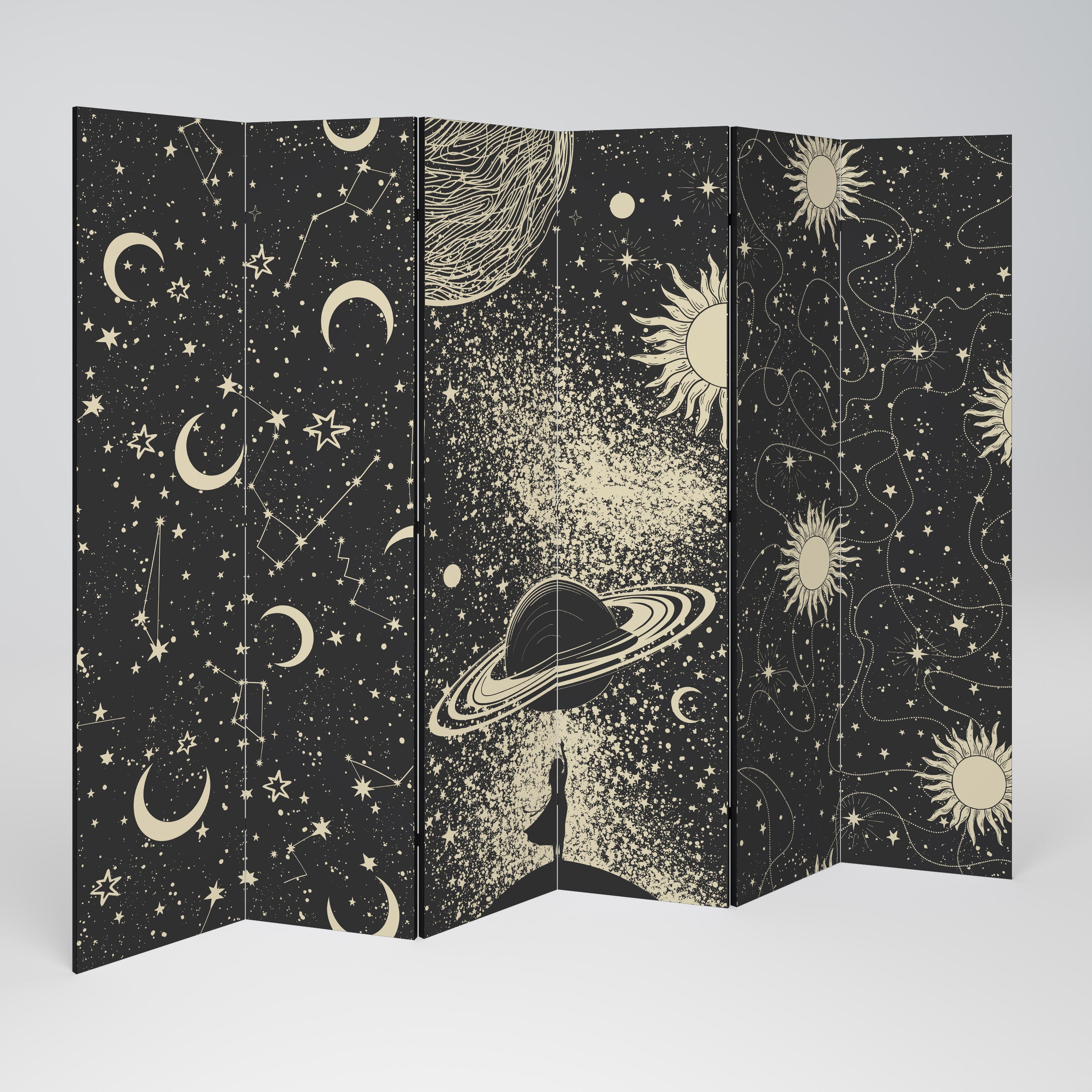 BRILLIANT UNIVERSE 6-Panel Room Divider