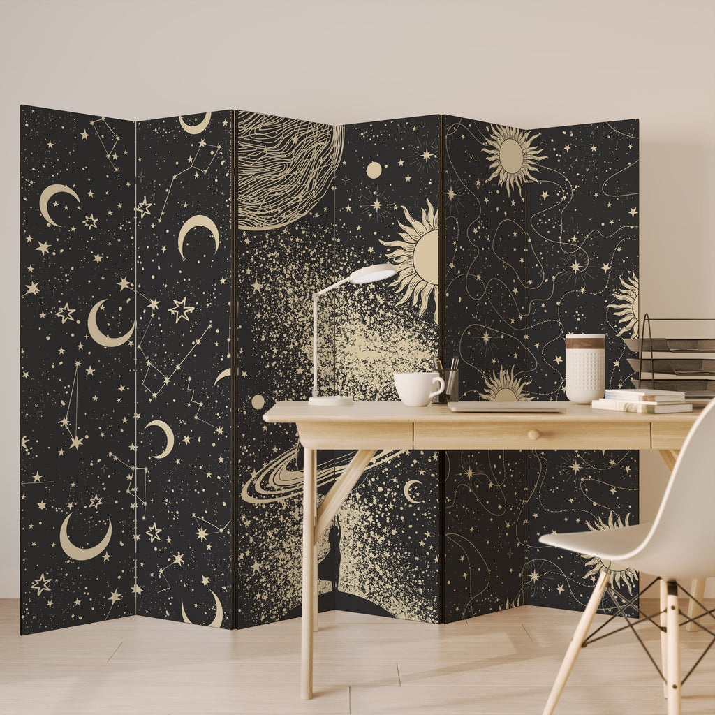 BRILLIANT UNIVERSE 6-Panel Room Divider