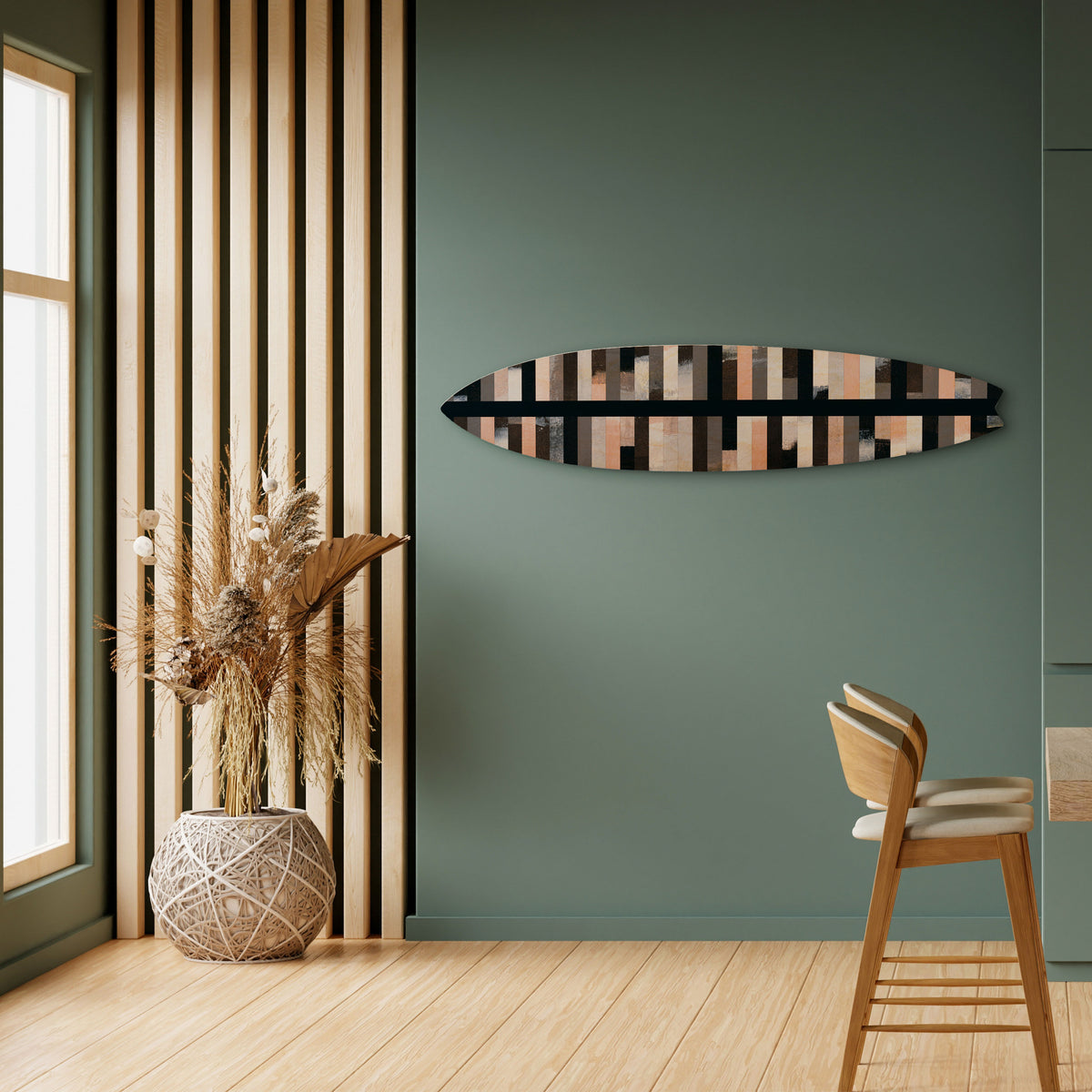 COLLAGE OF RECTANGLES Surfboard Decorative Panel