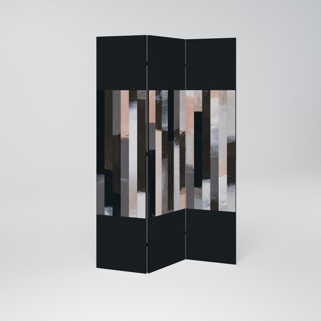 COLLAGE OF RECTANGLES 3-Panel Room Divider