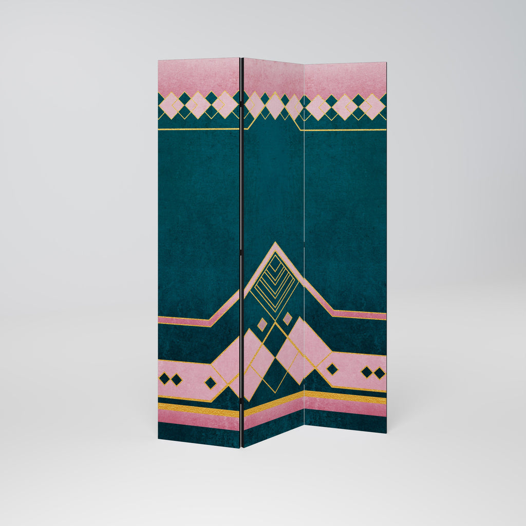 ROYAL COMPOSITION Decorative 3-Panel Room Divider