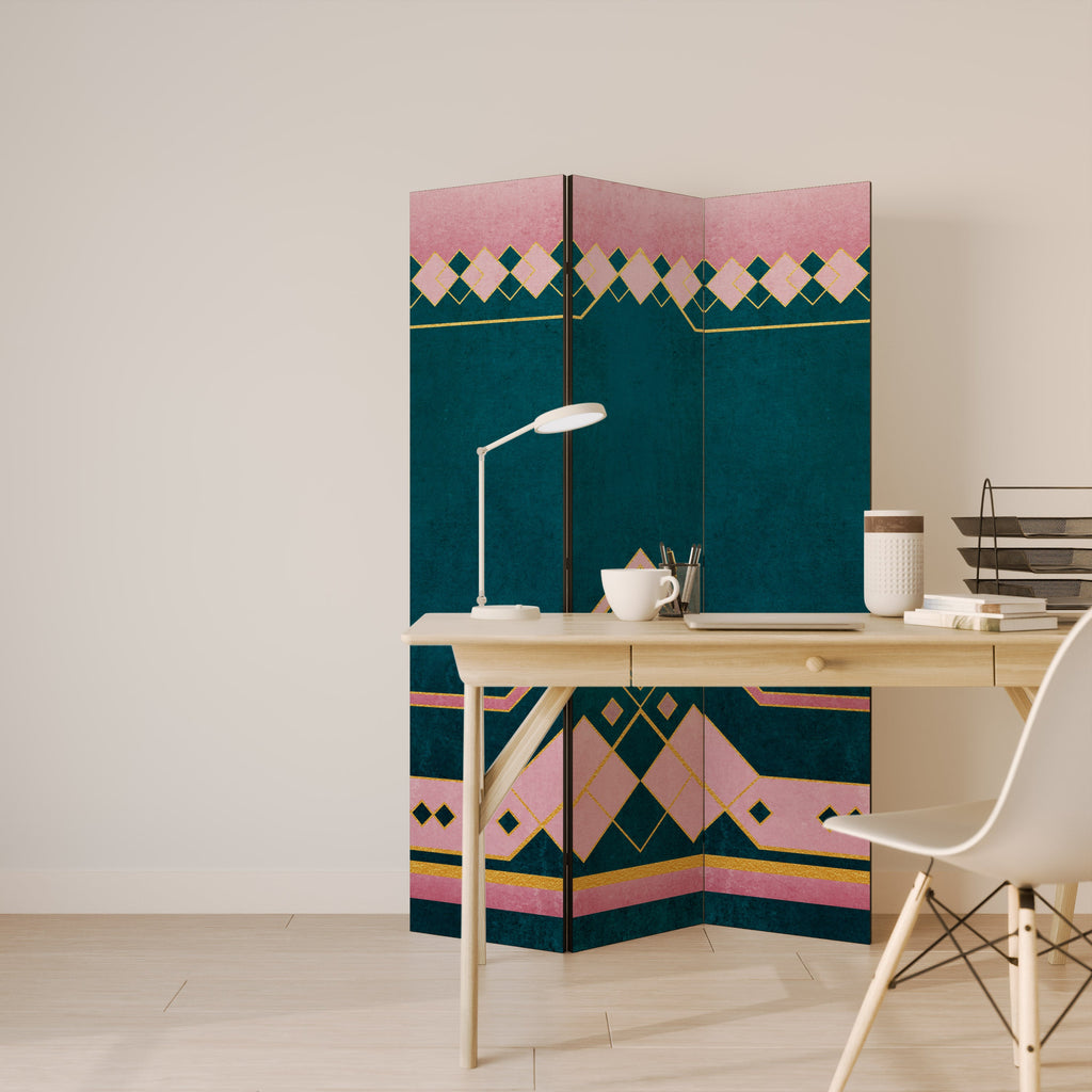 ROYAL COMPOSITION Decorative 3-Panel Room Divider