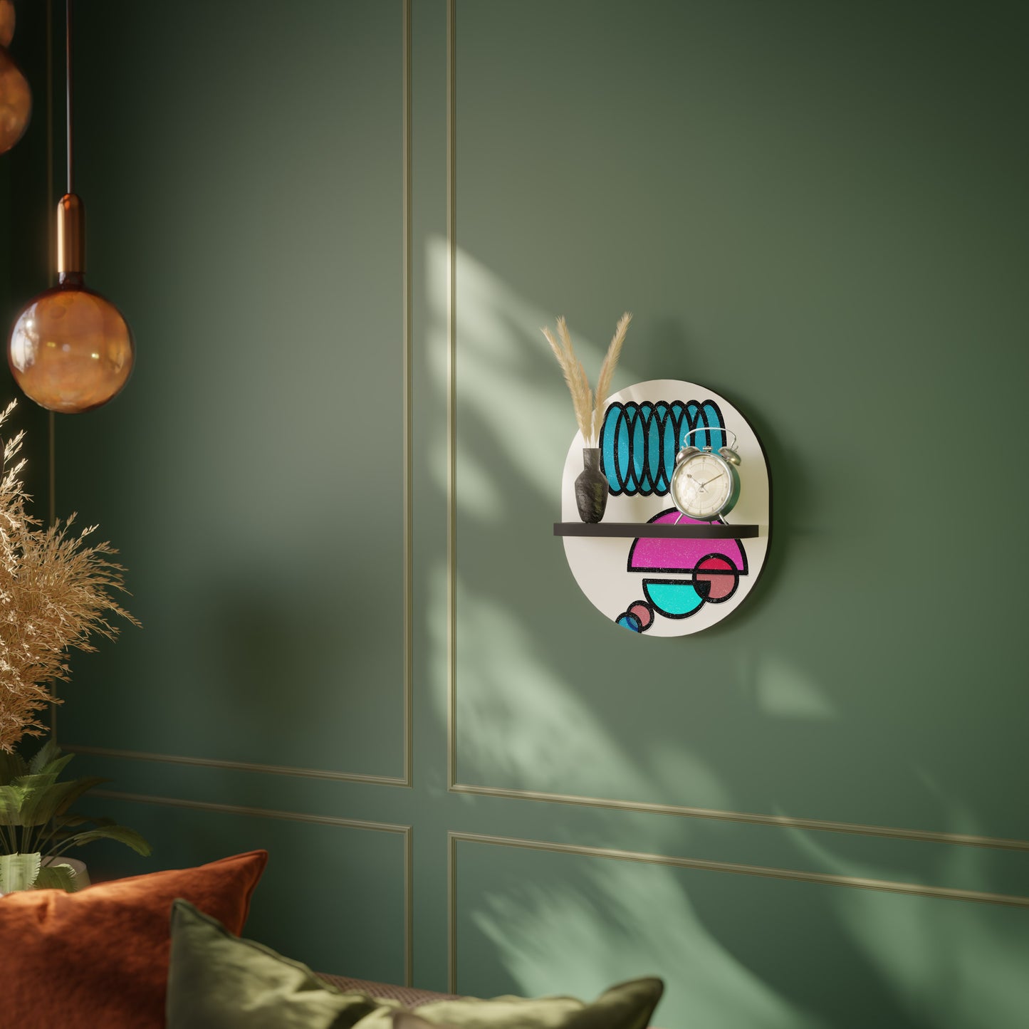 GEOMETRIC RHAPSODY Art Shelf