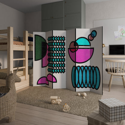 GEOMETRIC RHAPSODY 6-Panel Room Divider