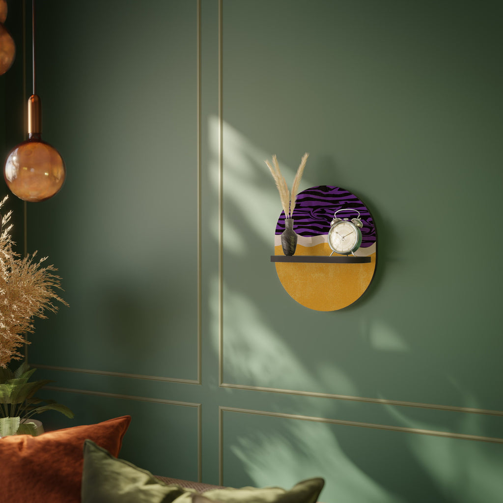 Étagère ovale INDEPENDENT ORDER en finition noire