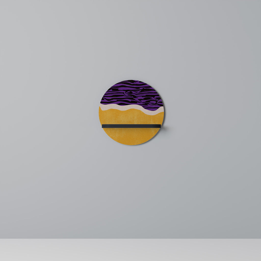 Étagère ronde INDEPENDENT ORDER en finition noire