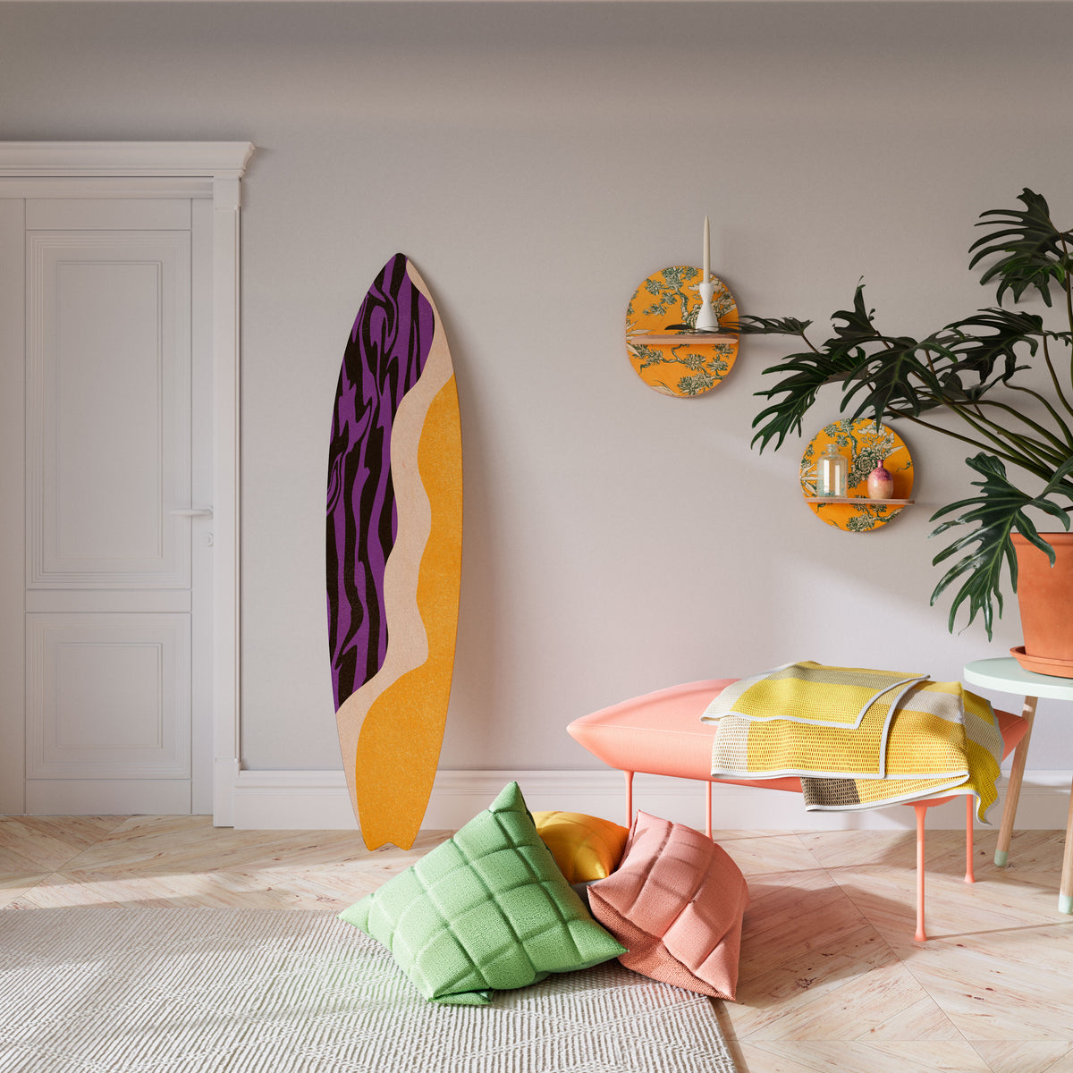 INDEPENDENT BORDER Surfboard Decorative Panel