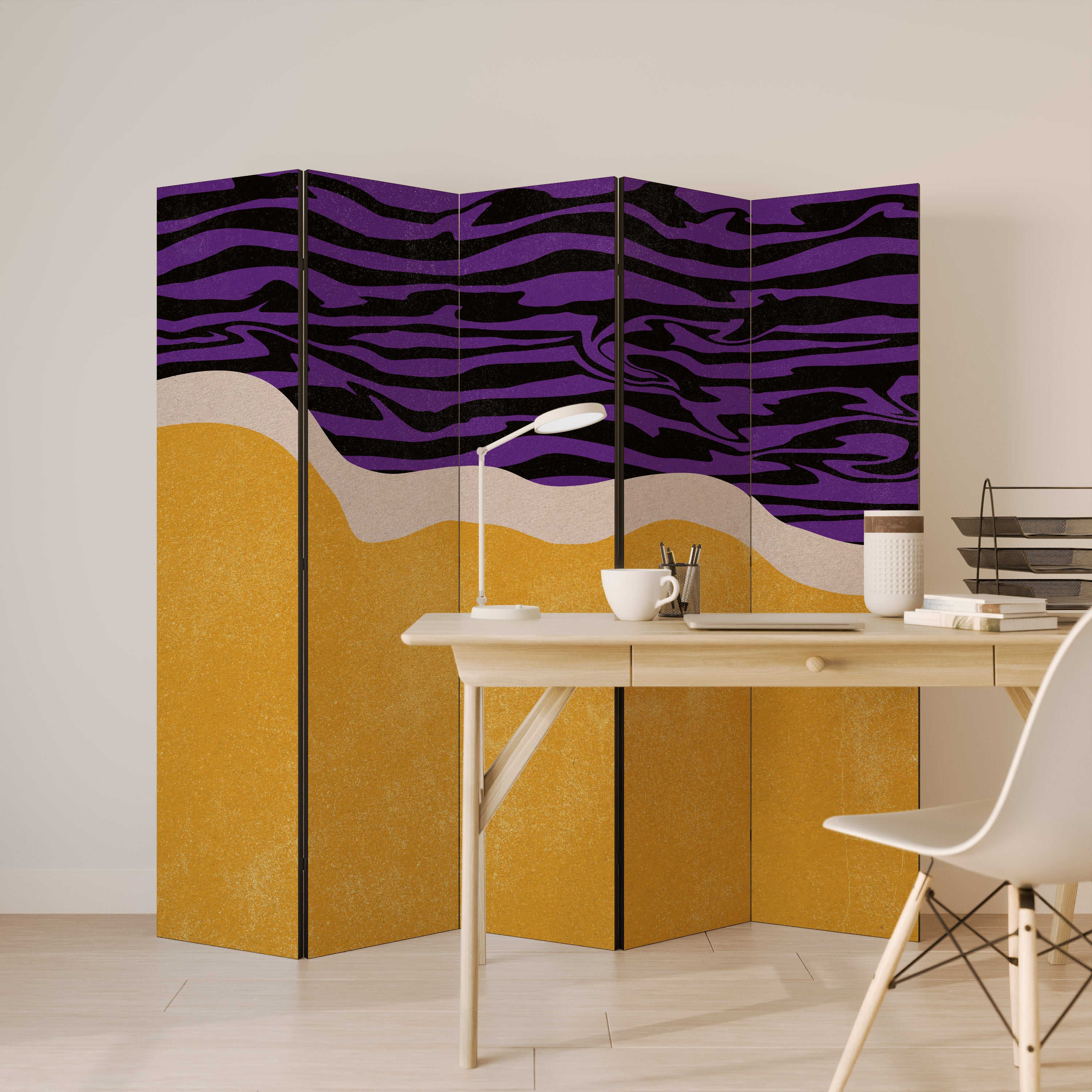 INDEPENDENT BORDER 5-Panel Room Divider