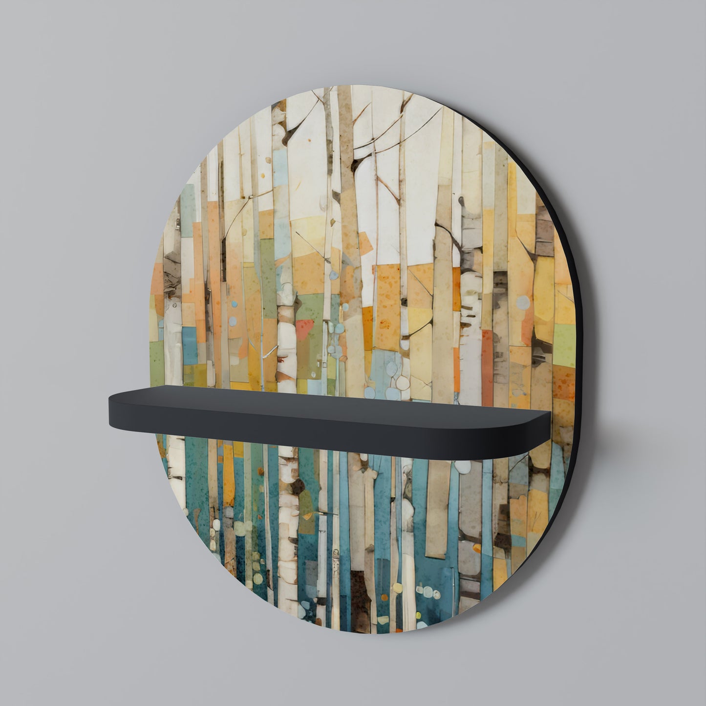 BIRCH KALEIDOSCOPE Art Shelf