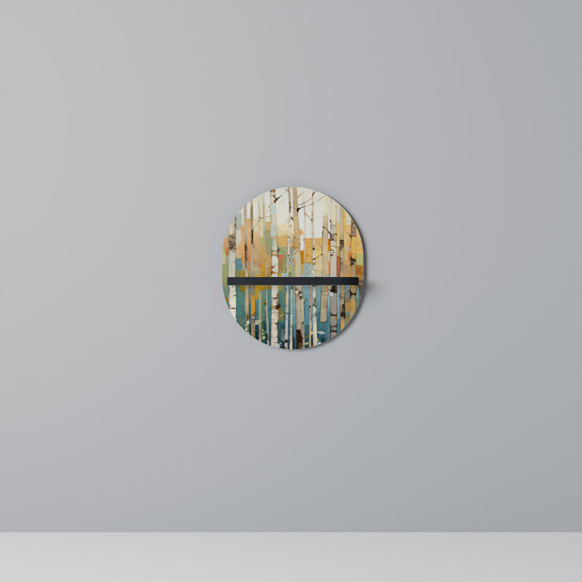 BIRCH KALEIDOSCOPE Art Shelf
