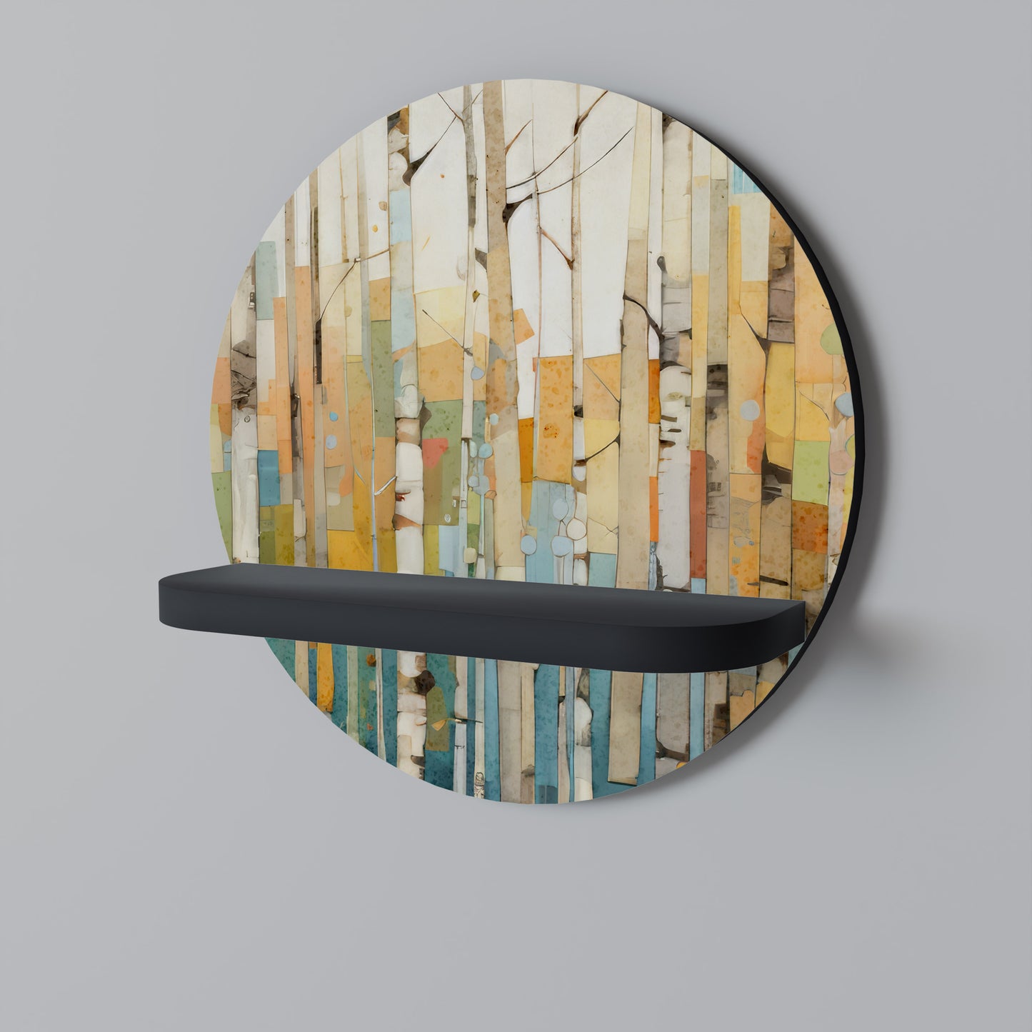 BIRCH KALEIDOSCOPE Art Shelf