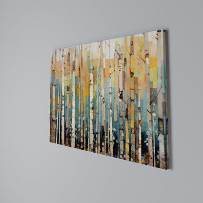 BIRCH KALEIDOSCOPE Horizontal Canvas Print