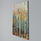 BIRCH KALEIDOSCOPE Vertical Canvas Print