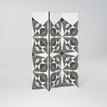 MONOCHROME NEXUS 3-Panel Room Divider