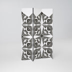 MONOCHROME NEXUS 3-Panel Room Divider