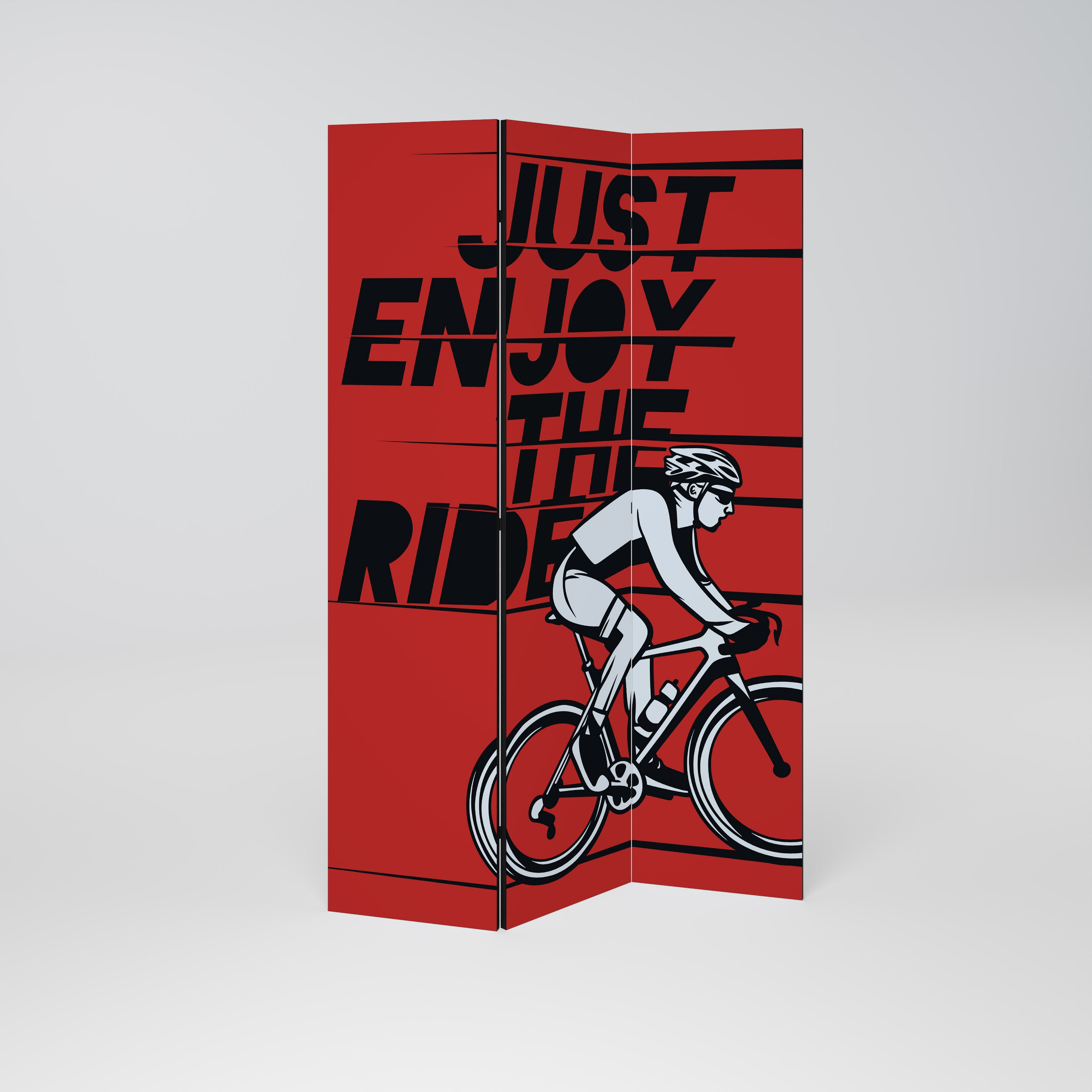 ENJOY THE RIDE 3-Panel Room Divider