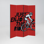 ENJOY THE RIDE 4-Panel Room Divider