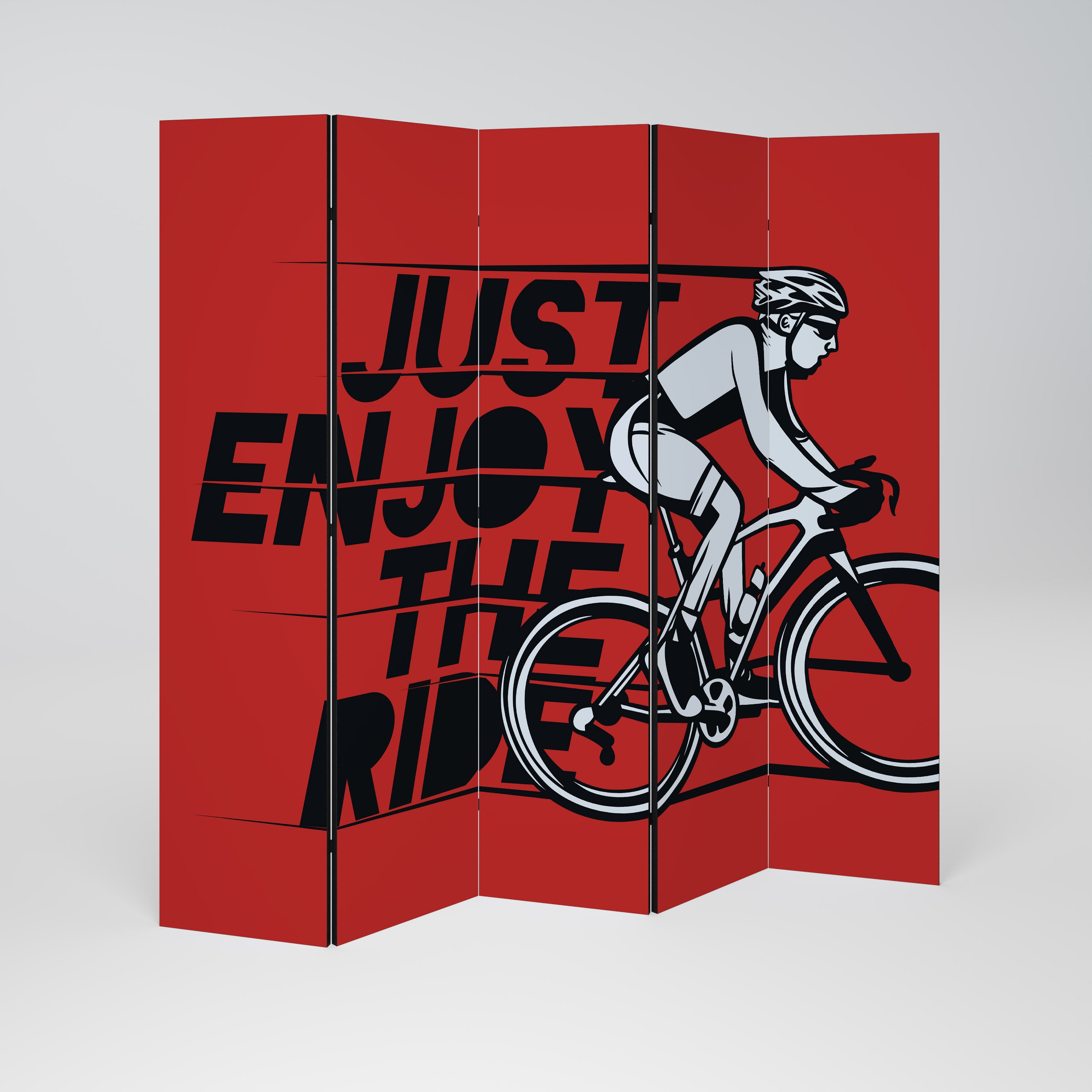 ENJOY THE RIDE 5-Panel Room Divider