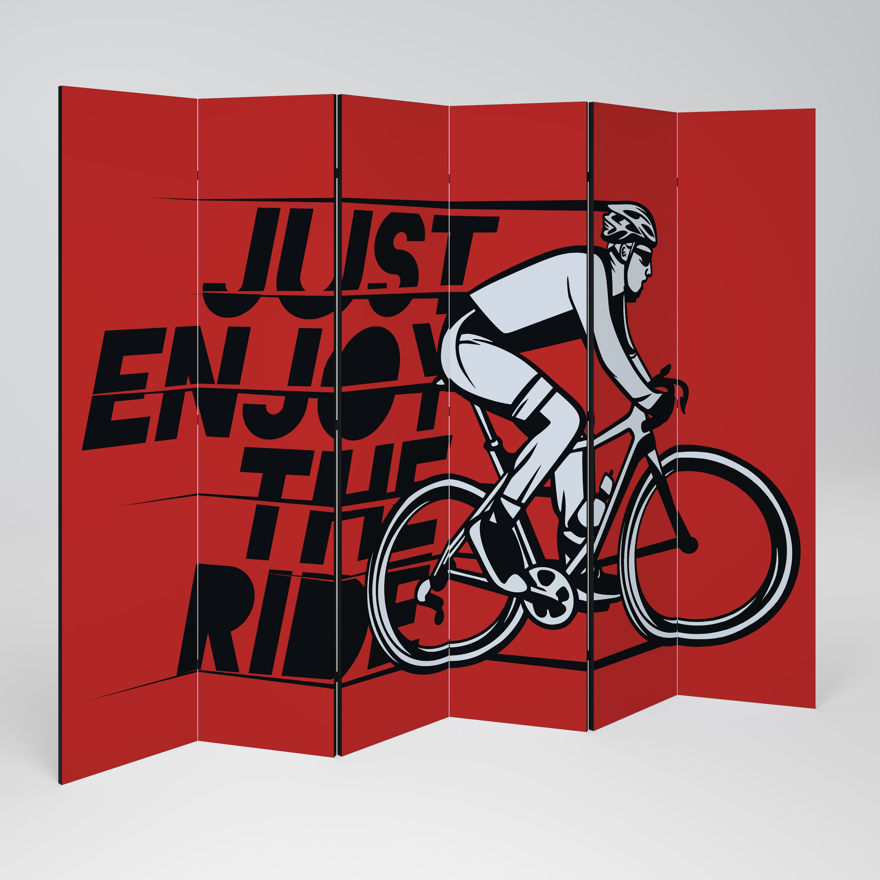 ENJOY THE RIDE 6-Panel Room Divider