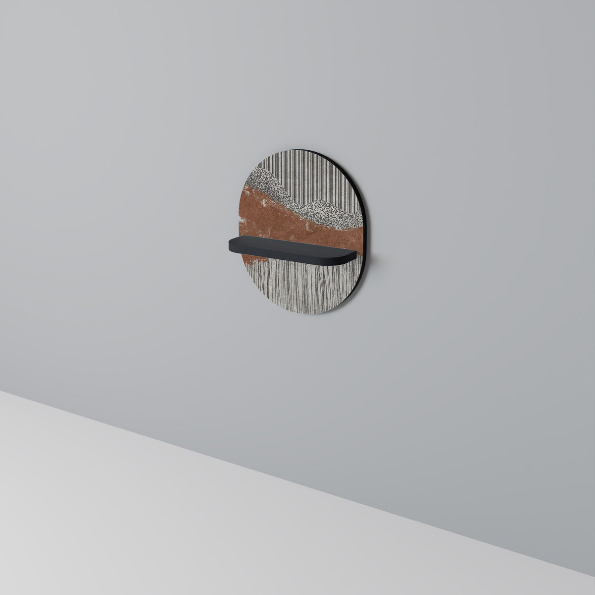 STRIPED TERRAIN Art Shelf