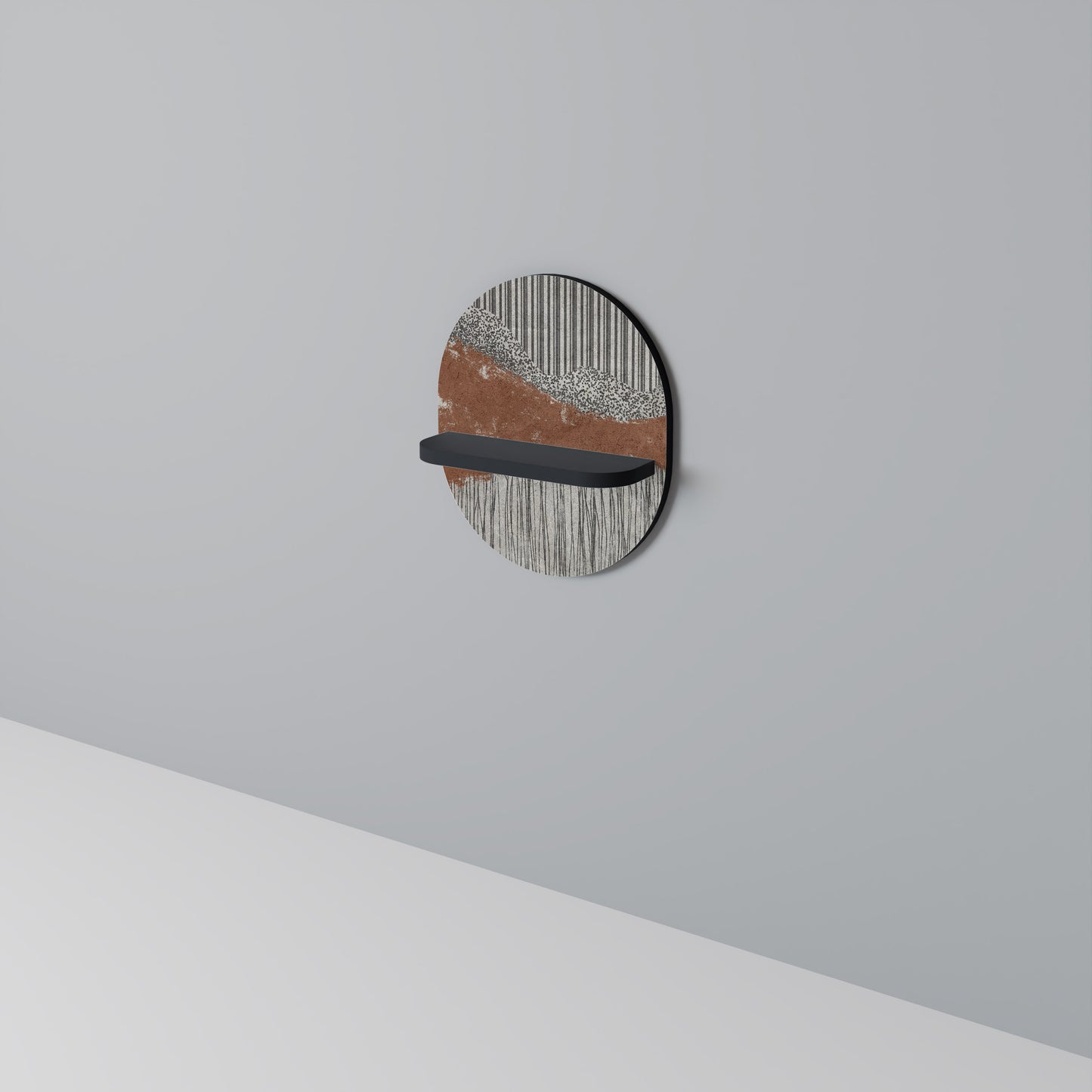 STRIPED TERRAIN Art Shelf