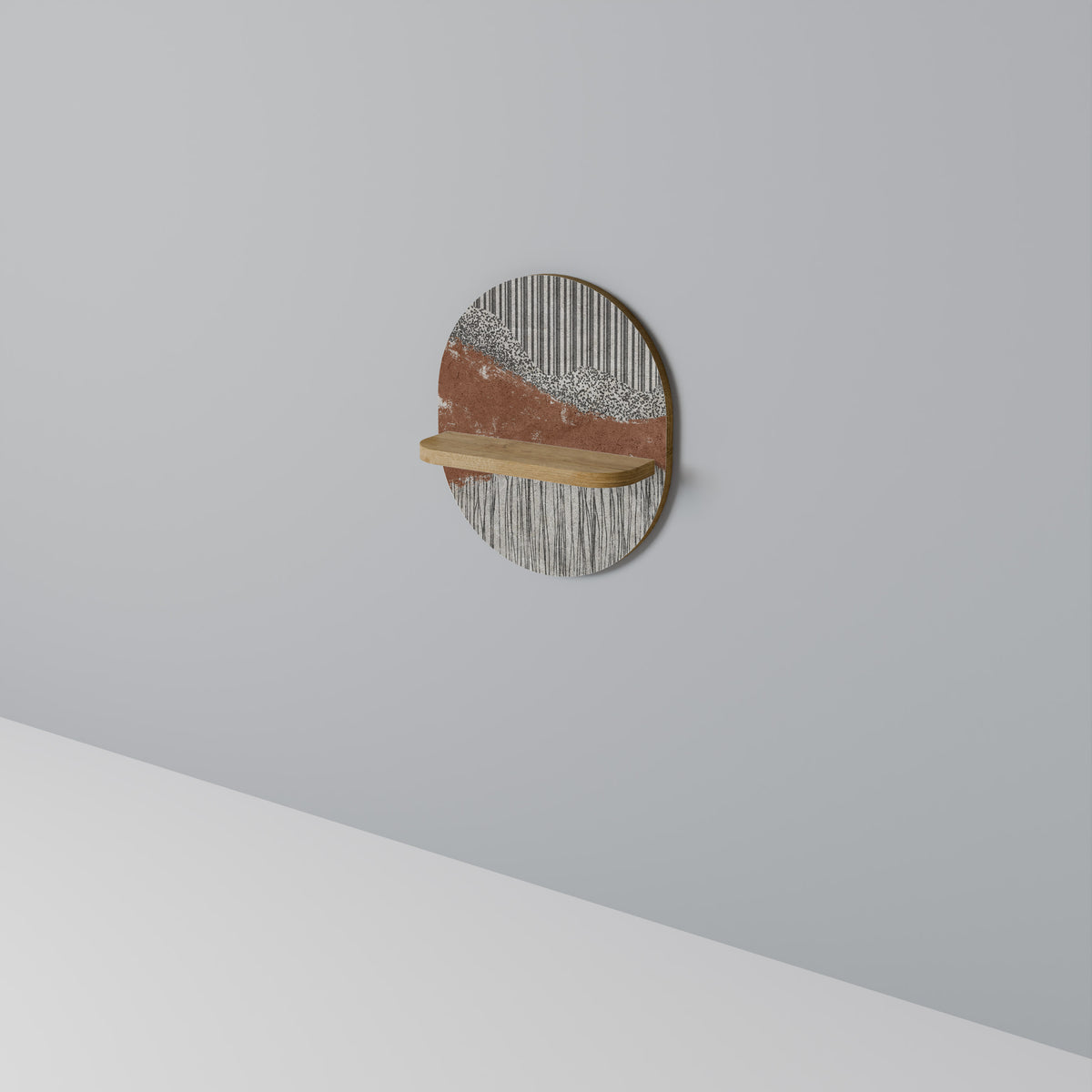 STRIPED TERRAIN Art Shelf