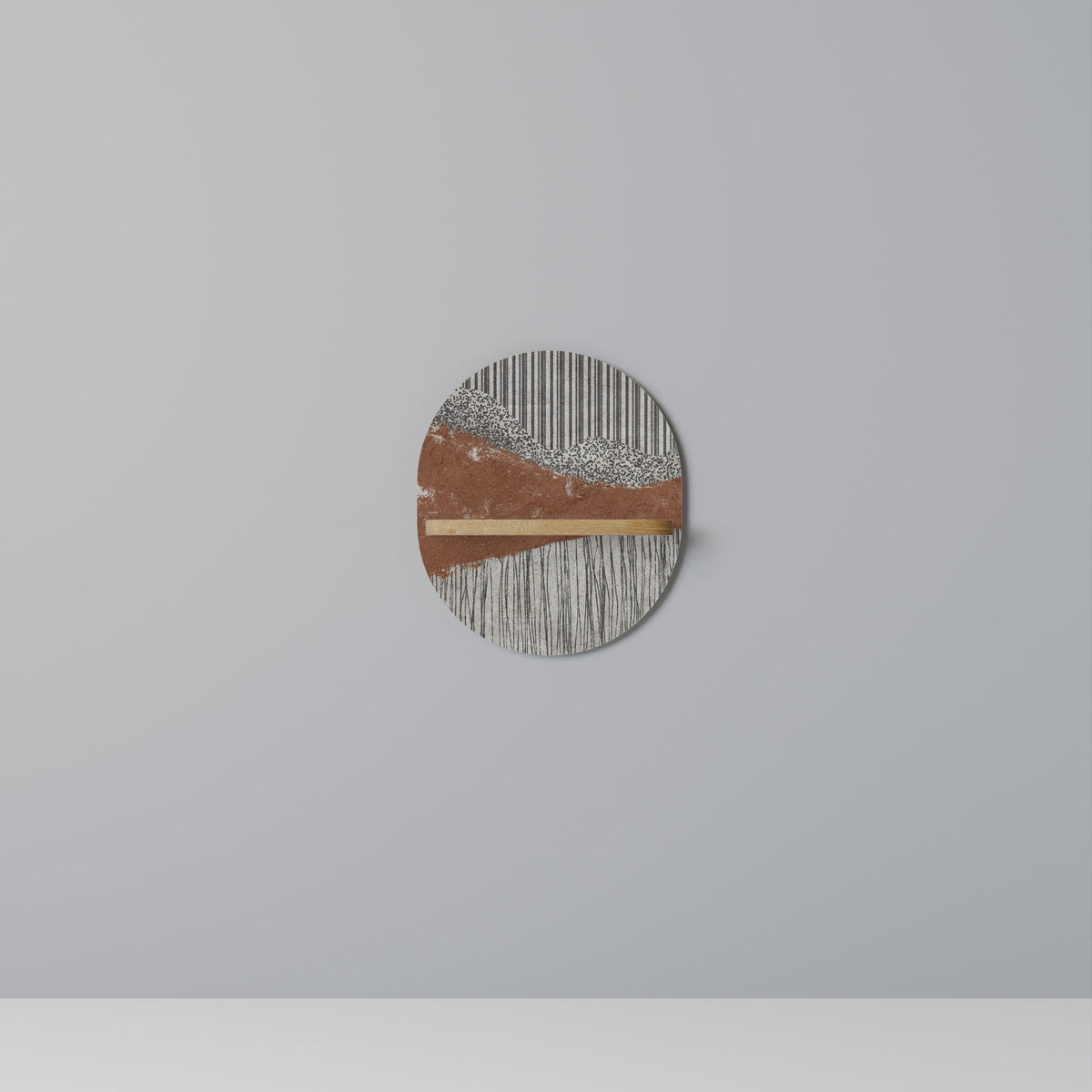 STRIPED TERRAIN Art Shelf