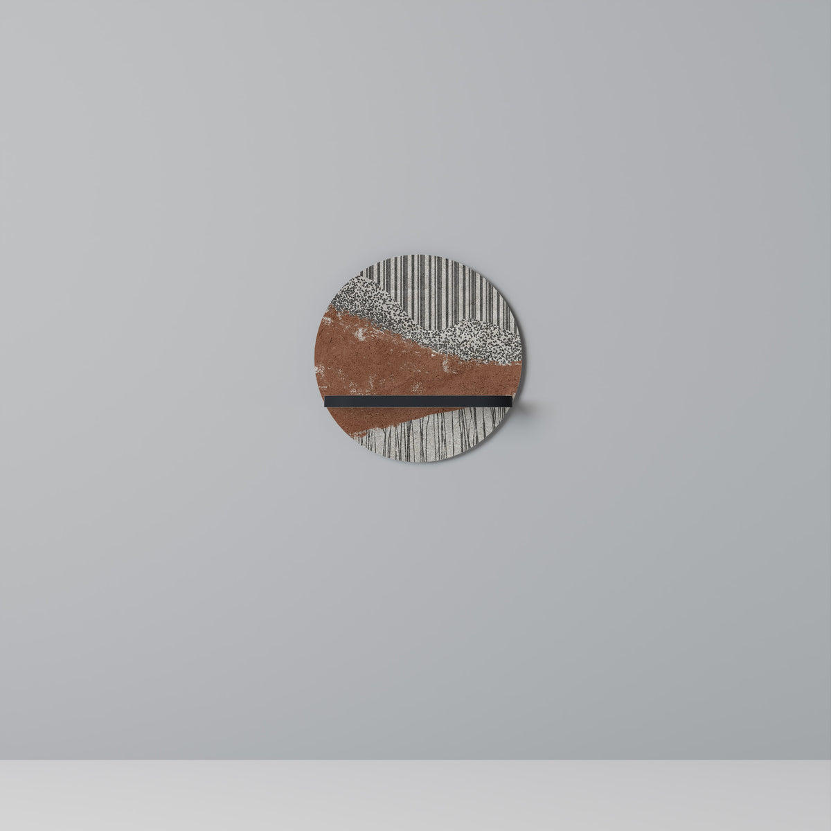 STRIPED TERRAIN Art Shelf