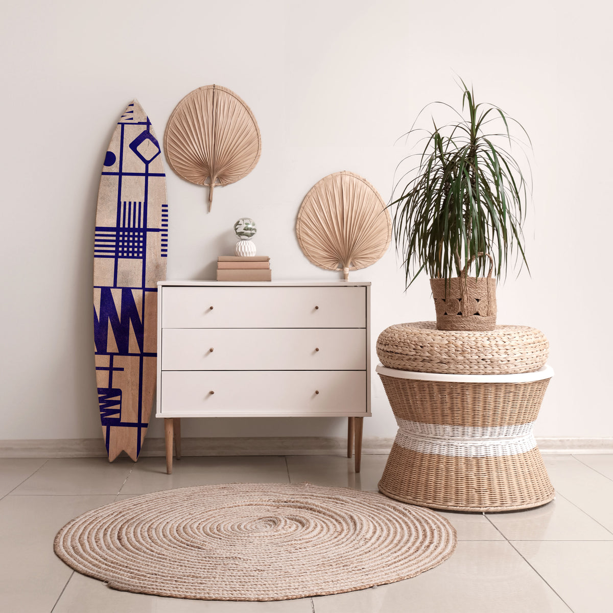 THE RIGHT PLACES Surfboard Decorative Panel