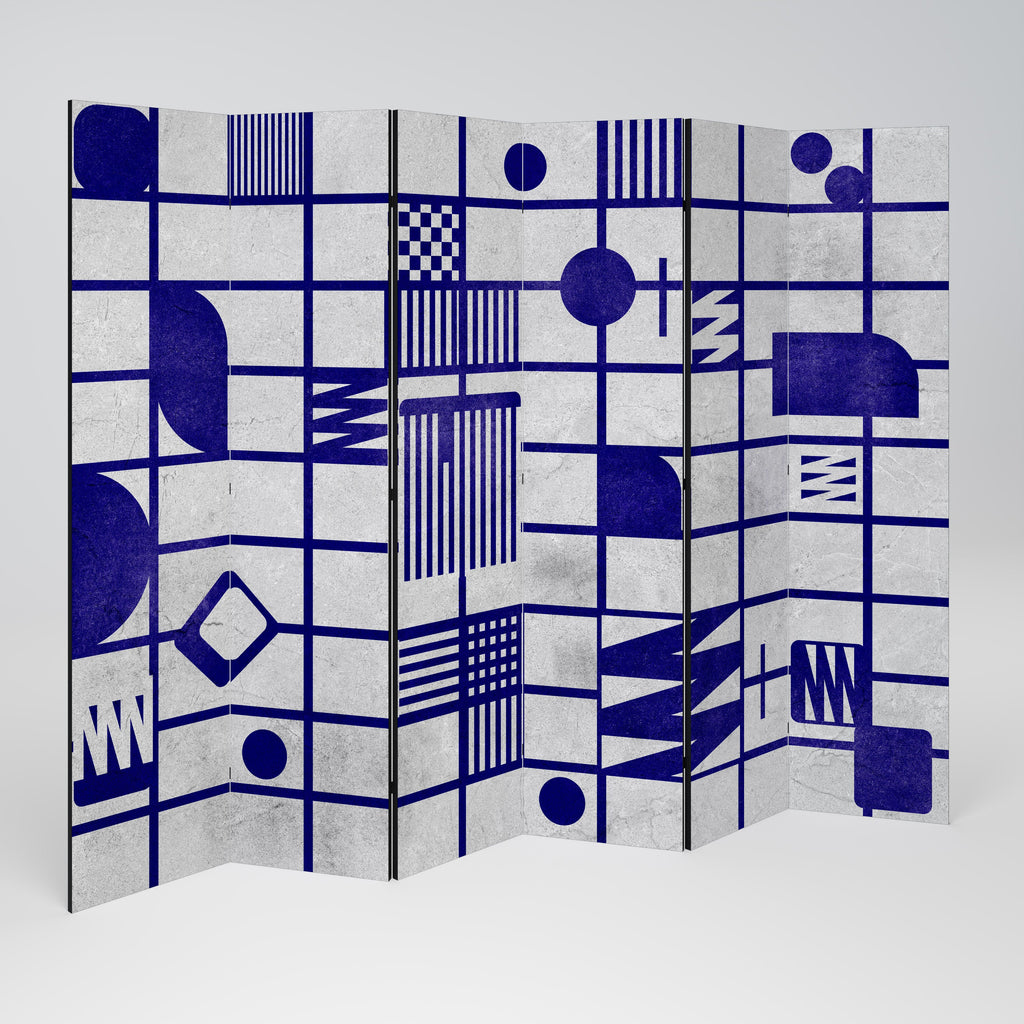 THE RIGHT PLACES Decorative 6-Panel Room Divider