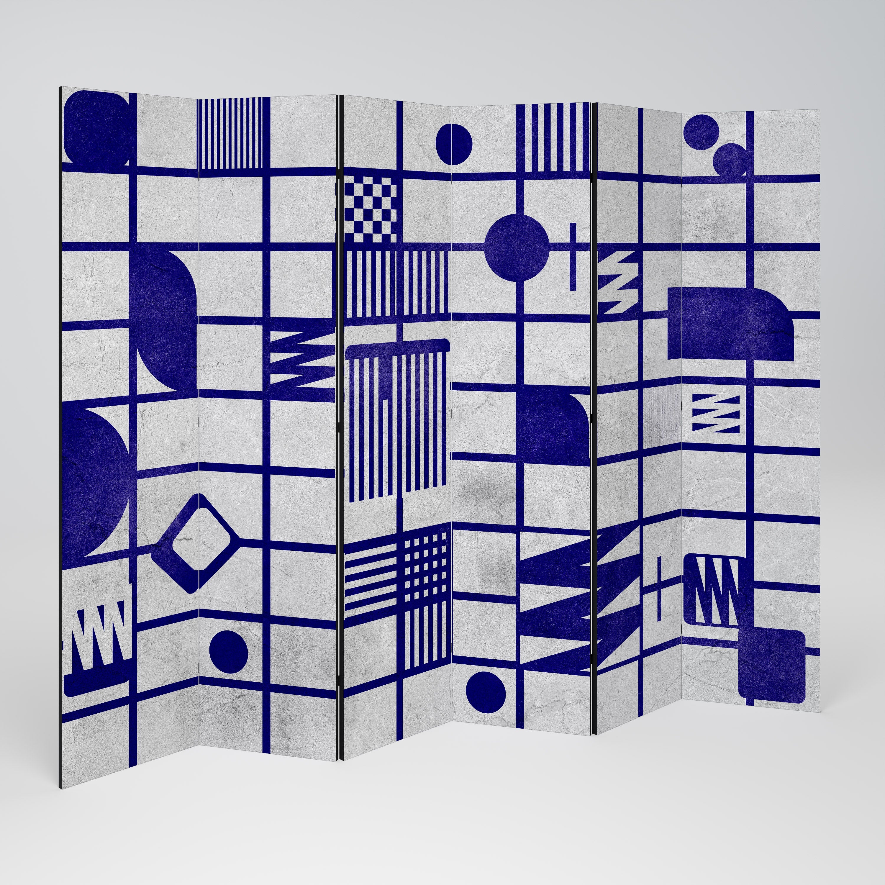 THE RIGHT PLACES Decorative 6-Panel Room Divider