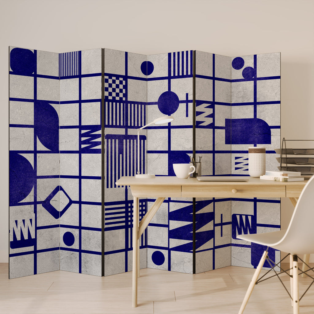 THE RIGHT PLACES Decorative 6-Panel Room Divider