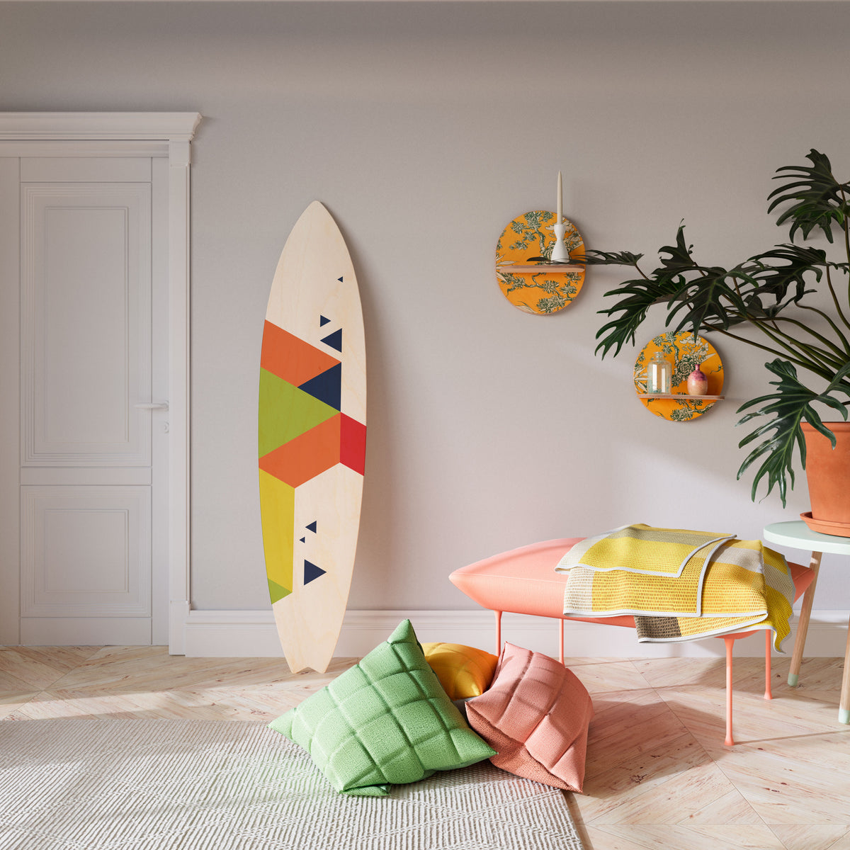 FUTURE SIGN Surfboard Decorative Panel