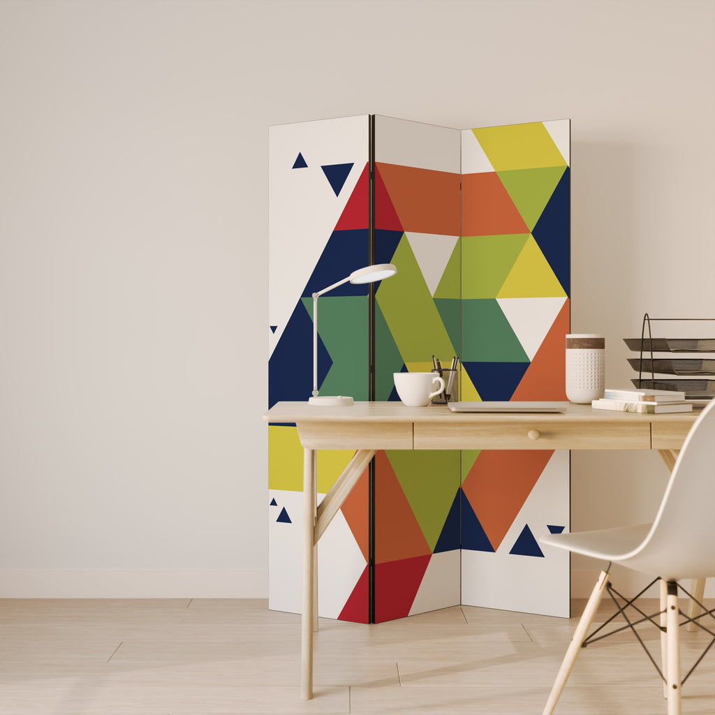 FUTURE SIGN Decorative 3-Panel Room Divider