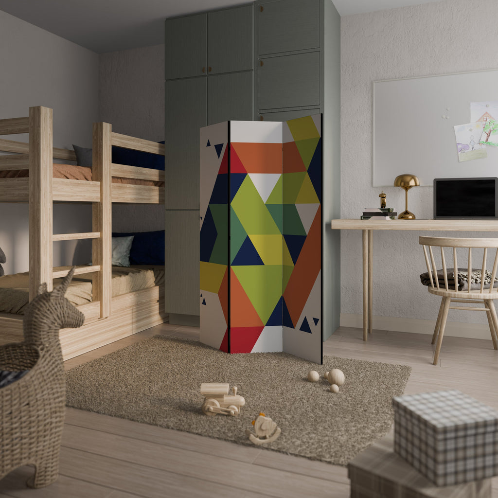 FUTURE SIGN Decorative 3-Panel Room Divider